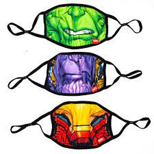 Marvel - Big Face Masks 3 Pack (11C)